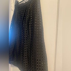 NY & Company laser cut skirt. Fully lined, no tears, no stains, smoke free!